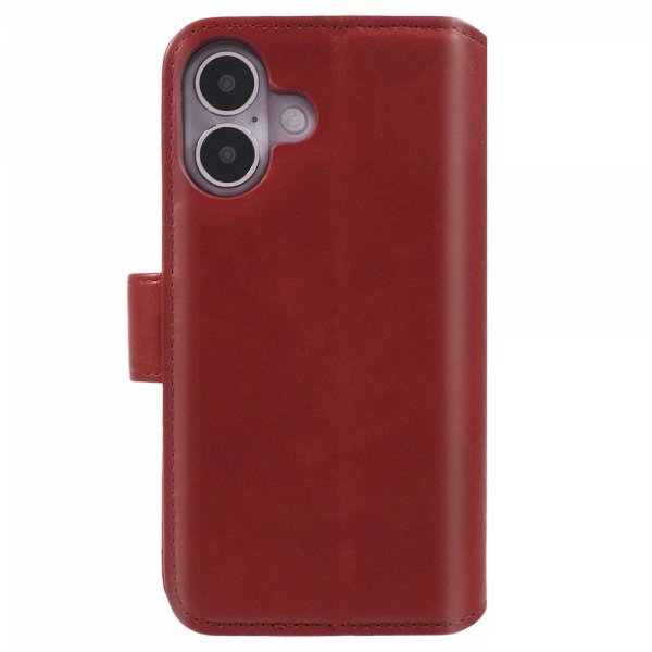 Nordic Covers iPhone 16 Fodral Essential Leather Poppy Red