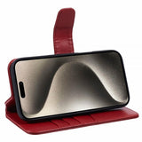 Nordic Covers iPhone 16 Fodral Essential Leather Poppy Red