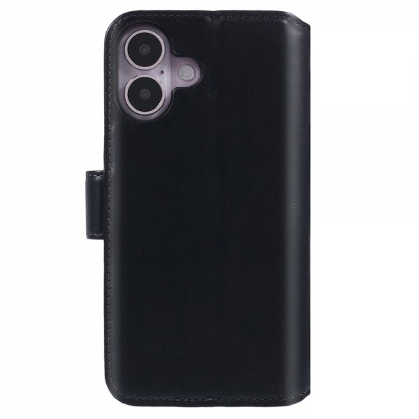 Nordic Covers iPhone 16 Fodral Essential Leather Raven Black