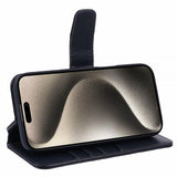 Nordic Covers iPhone 16 Fodral Essential Leather Raven Black