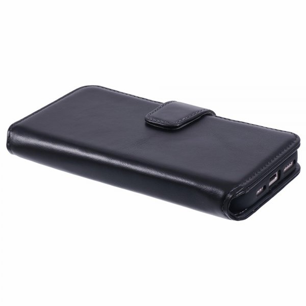 Nordic Covers iPhone 16 Fodral Essential Leather Raven Black