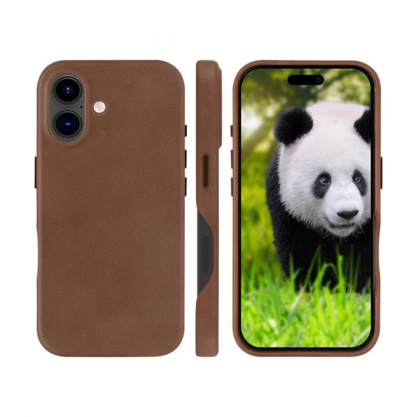 dbramante1928 iPhone 16 Fodral Lynge MagSafe Dark Tan