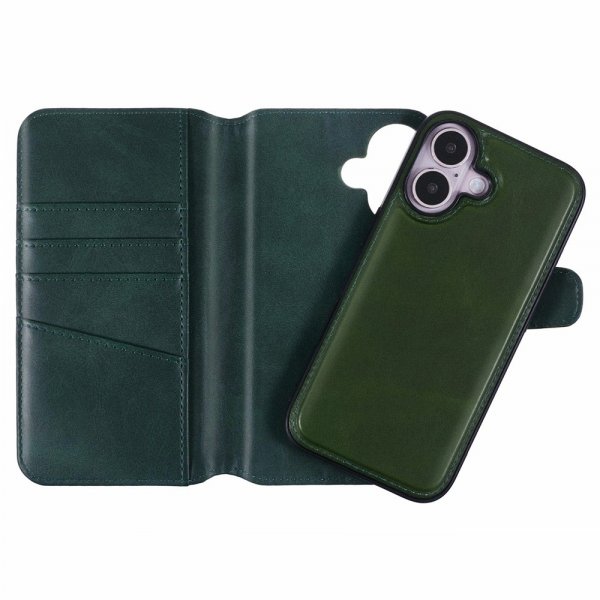 Nordic Covers iPhone 16 Fodral MagLeather Juniper Green