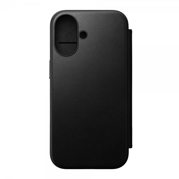 Nomad iPhone 16 Fodral Modern Leather Folio Svart