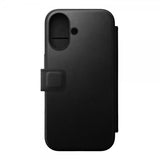 Nomad iPhone 16 Fodral Modern Leather Folio Svart