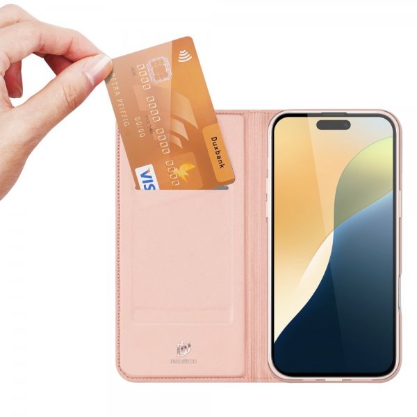 Dux Ducis iPhone 16 Fodral Skin Pro Series Rosa