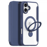 Dux Ducis iPhone 16 Fodral Skin X Pro Series Kickstand MagSafe Blå