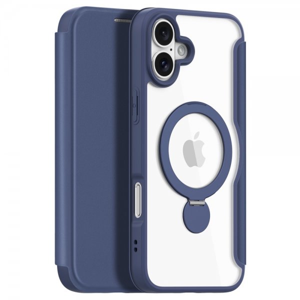 Dux Ducis iPhone 16 Fodral Skin X Pro Series Kickstand MagSafe Blå