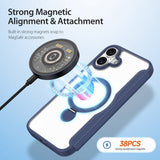 Dux Ducis iPhone 16 Fodral Skin X Pro Series Kickstand MagSafe Blå