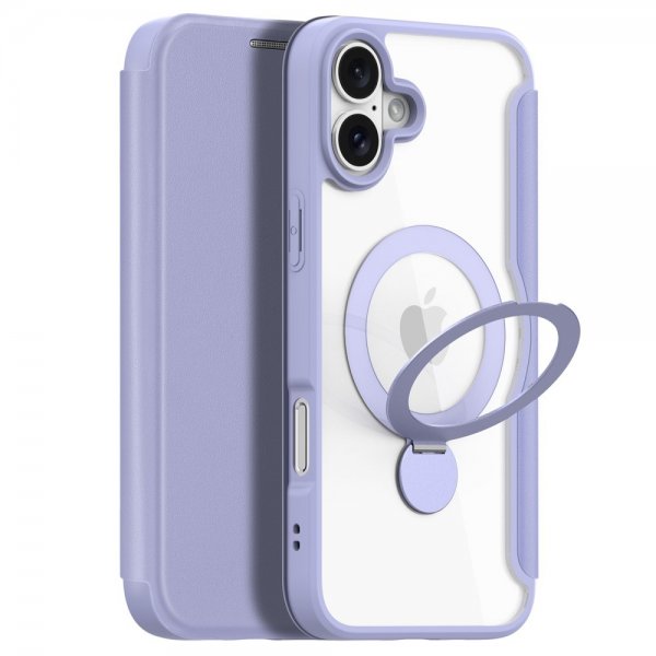Dux Ducis iPhone 16 Fodral Skin X Pro Series Kickstand MagSafe Lila