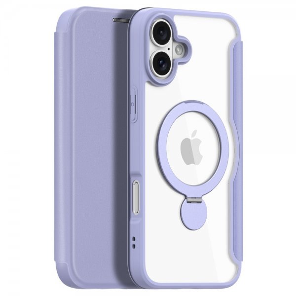 Dux Ducis iPhone 16 Fodral Skin X Pro Series Kickstand MagSafe Lila