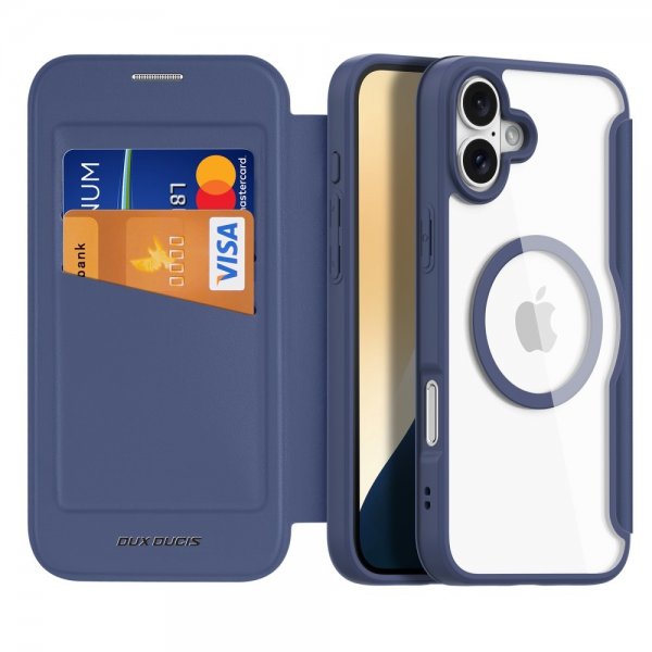 Dux Ducis iPhone 16 Fodral Skin X Pro Series MagSafe Blå