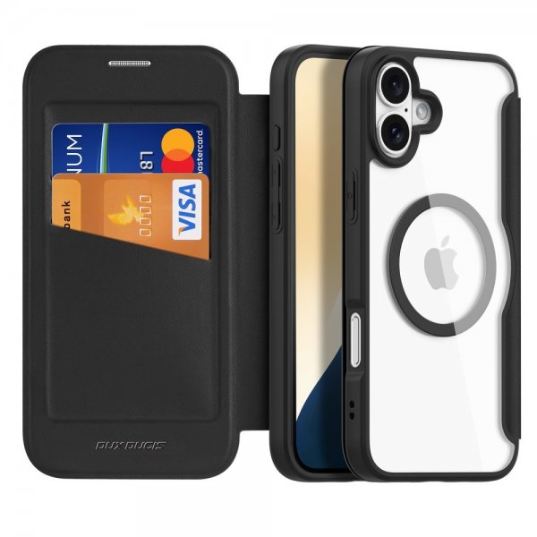 Dux Ducis iPhone 16 Fodral Skin X Pro Series MagSafe Svart