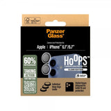 PanzerGlass iPhone 16/iPhone 16 Plus Kameraskydd Hoops Transparent