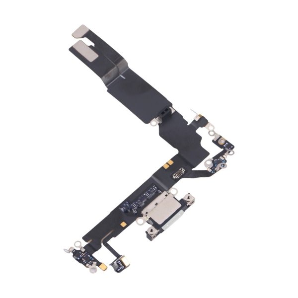 iPhone 16 Laddningskontakt Flexkabel Original - Vit