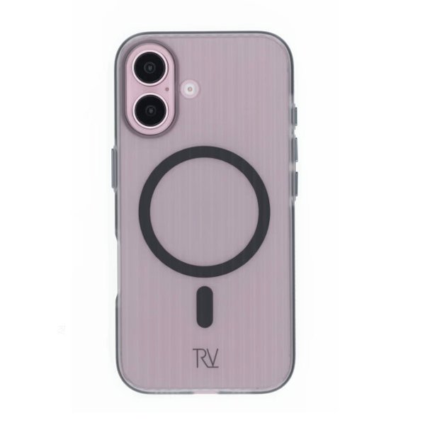 Rvelon iPhone 16 Skal Korrugerad MagSafe Svart