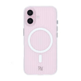 Rvelon iPhone 16 Skal Korrugerad MagSafe Transparent