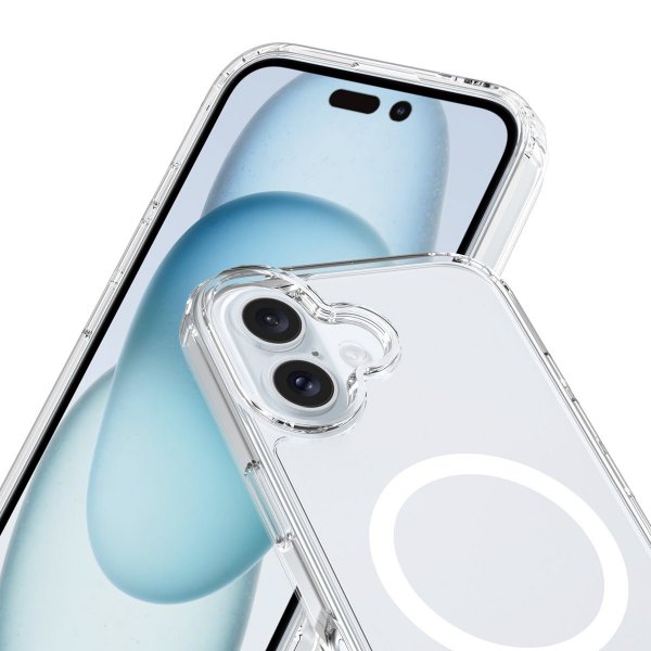 Rvelon iPhone 16 Skal TPU MagSafe Transparent