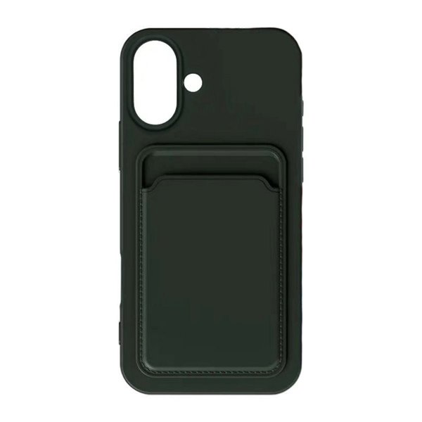 iPhone 16 Skal Korthållare Grön