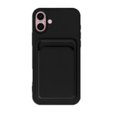 iPhone 16 Skal Korthållare Svart
