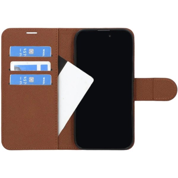 iPhone 16 Fodral med Stativ Brun