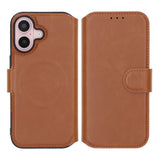 Rvelon iPhone 16 Fodral 4 Kortfack MagSafe Brun