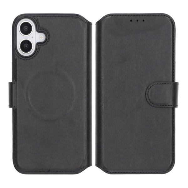 Rvelon iPhone 16 Fodral 4 Kortfack MagSafe Svart
