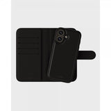 holdit iPhone 16 Plus Fodral Wallet Case Magnet Plus Svart