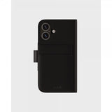 holdit iPhone 16 Plus Fodral Wallet Case Magnet Plus Svart