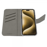 Celly iPhone 16 Plus Fodral Wally Wallet Case Svart