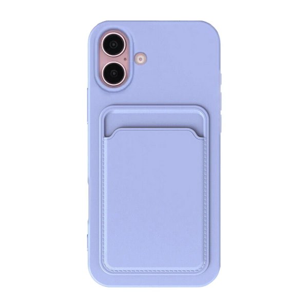 iPhone 16 Plus Skal Korthållare Lila