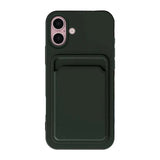 iPhone 16 Plus Skal Korthållare Grön