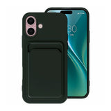 iPhone 16 Plus Skal Korthållare Grön
