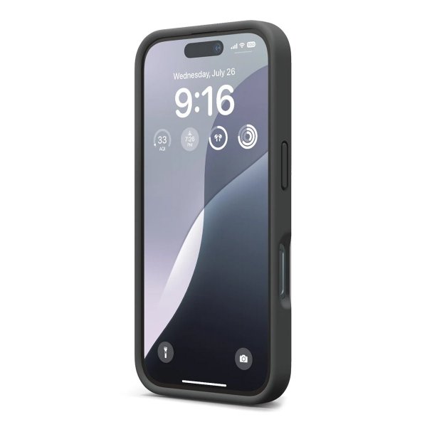 Rvelon iPhone 16 Plus Skal Silikon Svart