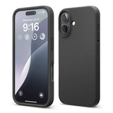 Rvelon iPhone 16 Plus Skal Silikon Svart