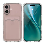 iPhone 16 Plus Skal Korthållare Stöttåligt Svart
