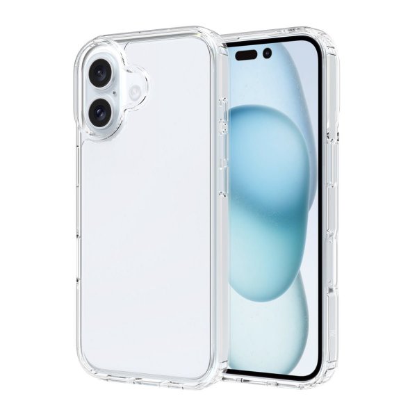 Rvelon iPhone 16 Plus Skal Stöttålig Transparent