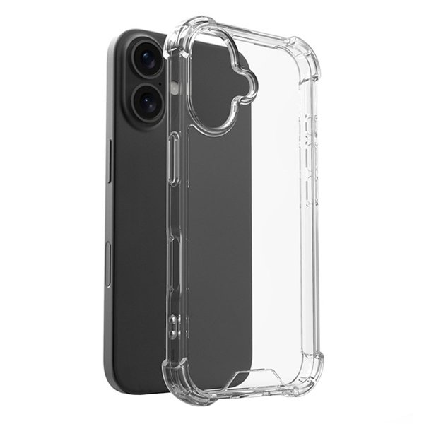 iPhone 16 Plus Skal Stöttålig Transparent