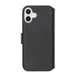Rvelon iPhone 16 Plus Fodral Äkta Läder Svart