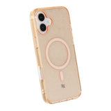Rvelon iPhone 16 Plus Skal Glitter MagSafe Guld