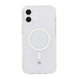 Rvelon iPhone 16 Plus Skal Glitter MagSafe Vit
