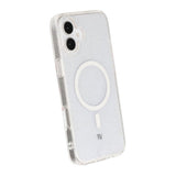 Rvelon iPhone 16 Plus Skal Glitter MagSafe Vit