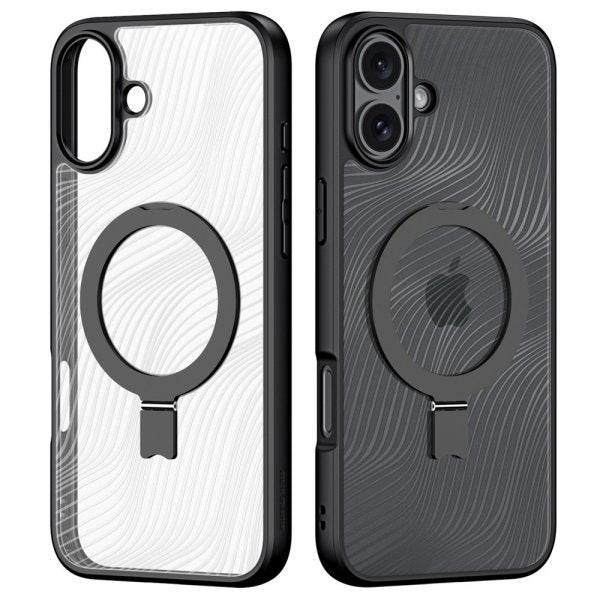 Dux Ducis iPhone 16 Plus Skal Aimo Series MagSafe Kickstand Svart