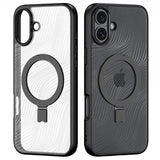 Dux Ducis iPhone 16 Plus Skal Aimo Series MagSafe Kickstand Svart
