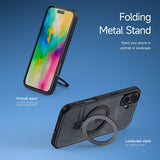 Dux Ducis iPhone 16 Plus Skal Aimo Series MagSafe Kickstand Svart