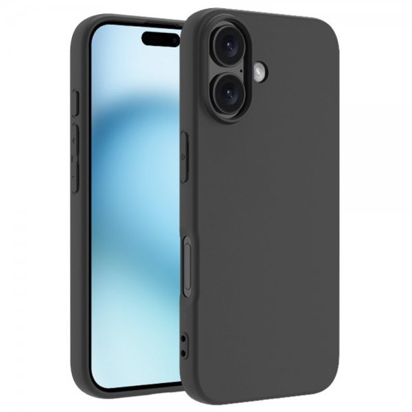 Nordic Covers iPhone 16 Plus Skal Feather Series Raven Black