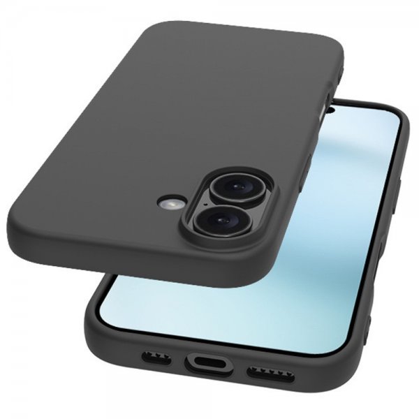 Nordic Covers iPhone 16 Plus Skal Feather Series Raven Black