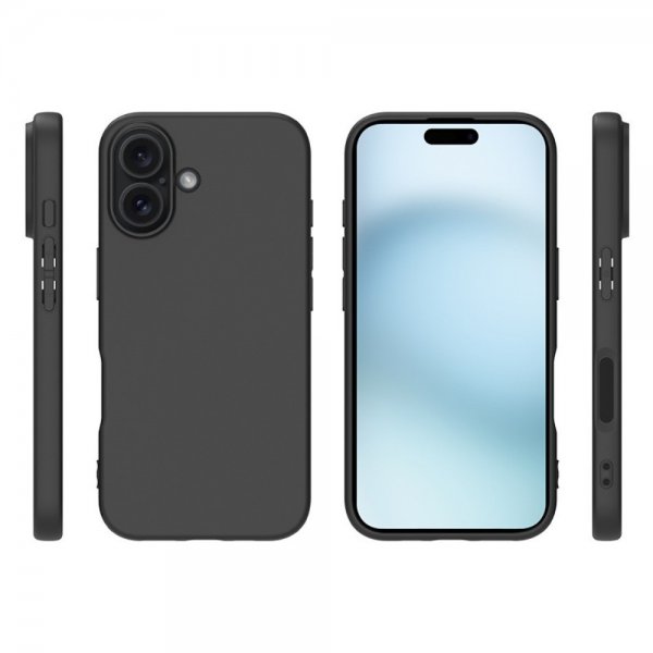 Nordic Covers iPhone 16 Plus Skal Feather Series Raven Black