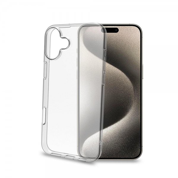 Celly iPhone 16 Plus Skal GELSKIN Transparent