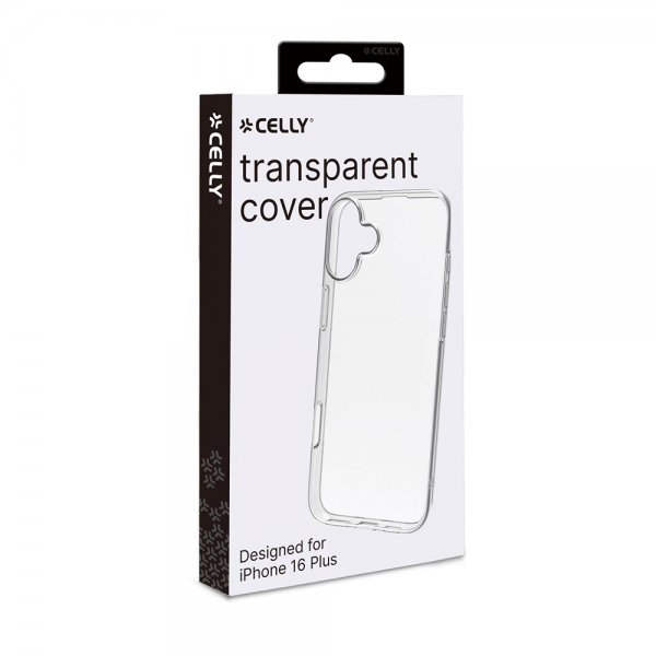Celly iPhone 16 Plus Skal GELSKIN Transparent